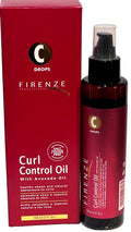 Curl Control Oil with Avocado Oil for Frizz & Shine - Firenze