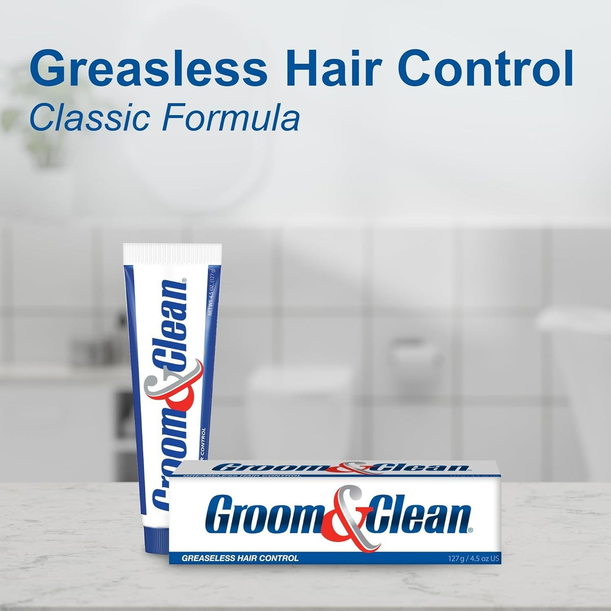 Greaseless Hair Control Cream - Medium Hold Styling Gel for Men 4.5 oz 8 Pack