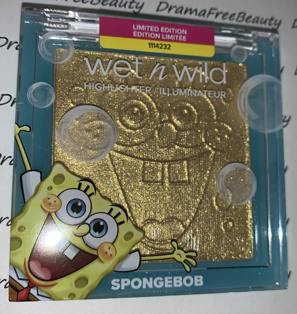Wet n Wild Limited Edition SpongeBob SquarePants Gold Shimmer Highlighter BN