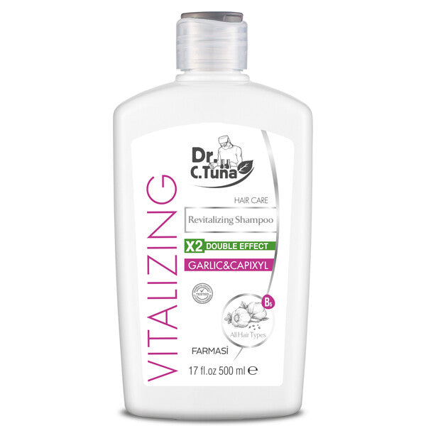 Vitalizing Garlic & Capixyl Hair Shampoo for Thinning Hair - 17 oz / 500 ml