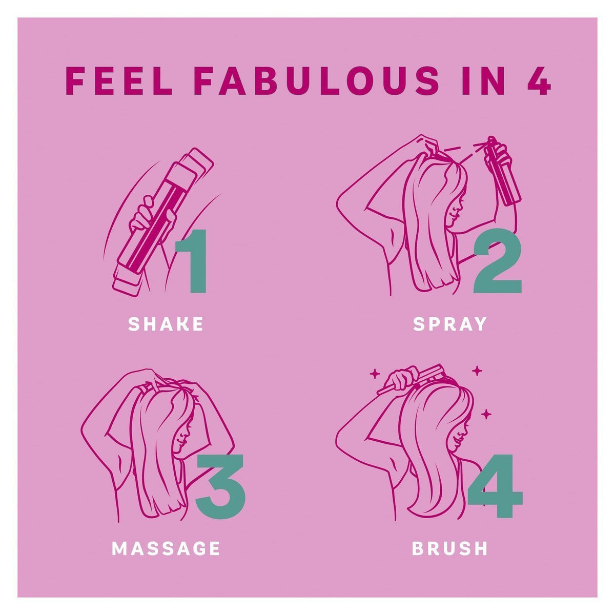 Batiste Dry Blush Shampoo 6.73 oz - 6 Pack | Volumizing & Fresh Scented Hair Care