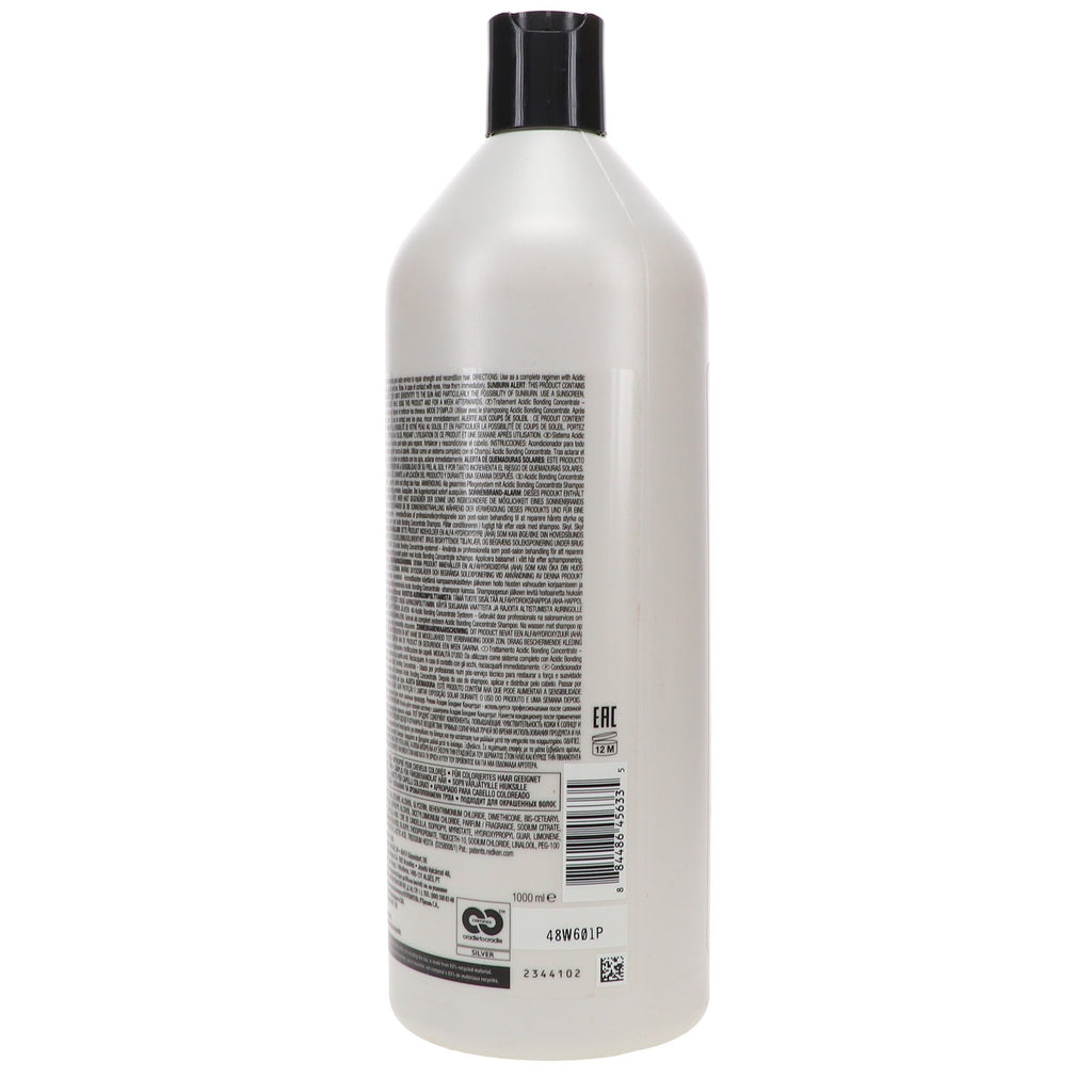 Redken Acidic Bonding Concentrate Conditioner 33.8 oz for Damaged & Color-Treated Hair