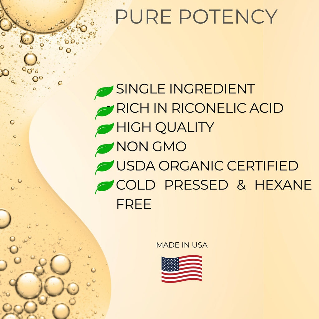 Organic Castor Oil for Hair Skin Nails - Cold Pressed 16oz Hexane-Free