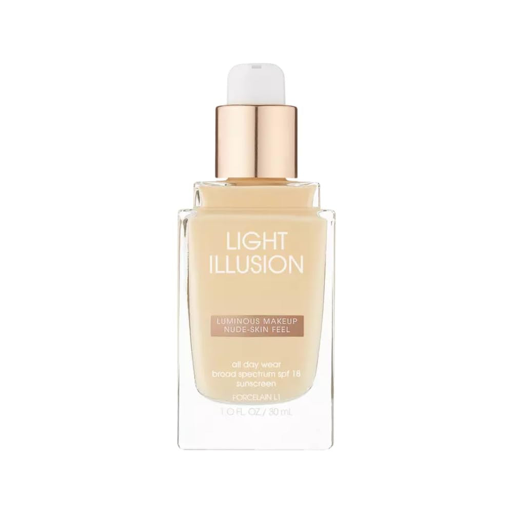 Flower Beauty Light Illusion SPF Foundation Nutmeg 1 Fl Oz - Flawless, Natural Finish