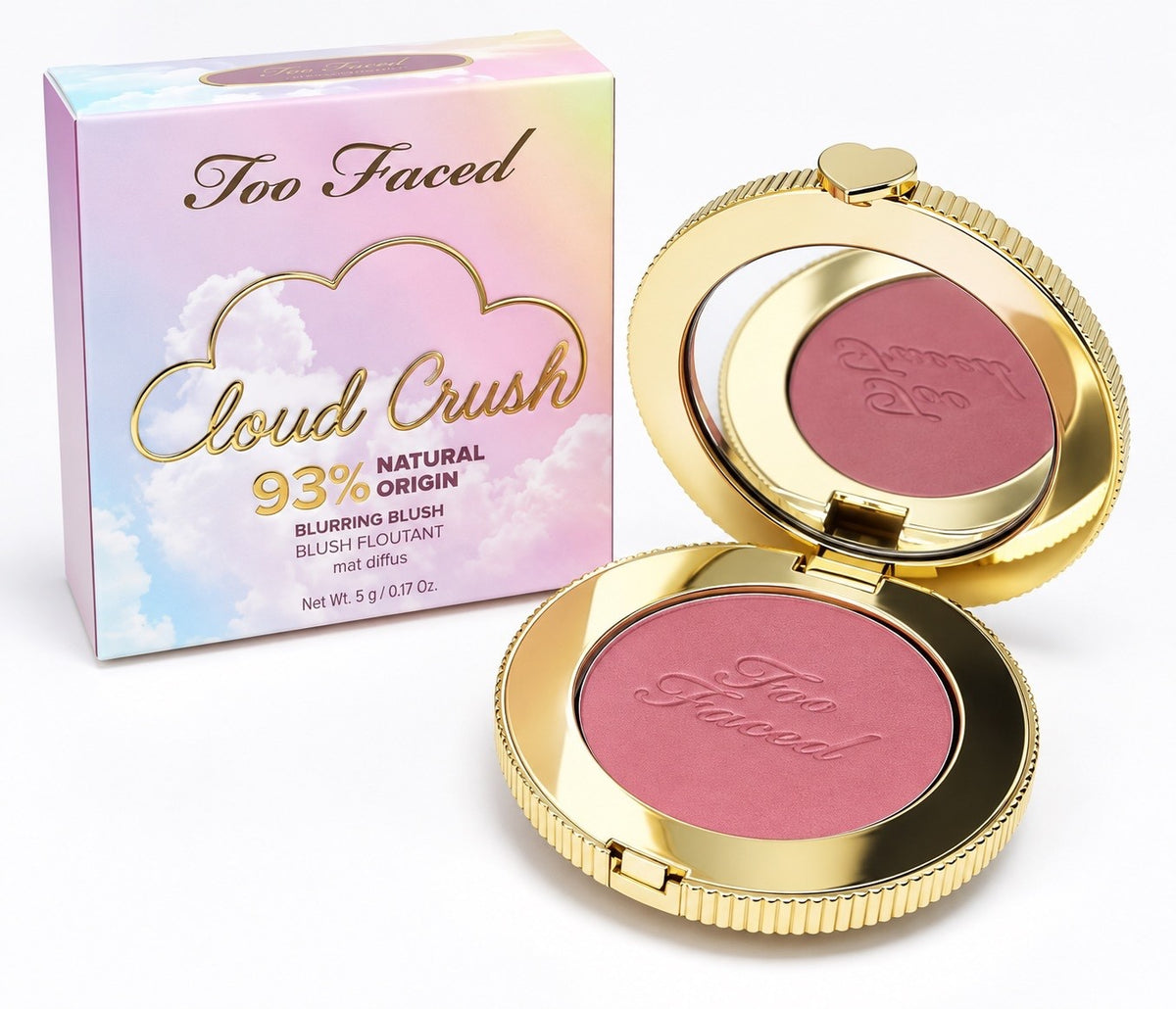 Too Faced Cloud Crush Blurring Powder Blush Berry Dreamy 0.17 oz / 5g