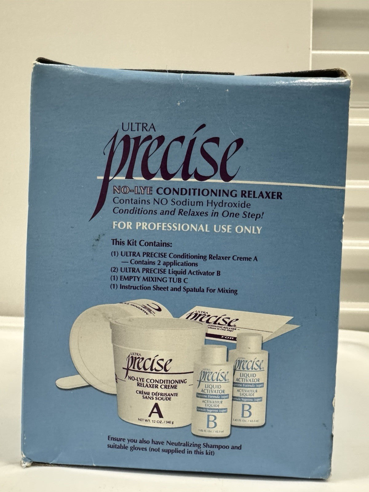 Ultra Precise No-Lye Hair Relaxer Kit Twin-Pack for Coarse Resistant Hair