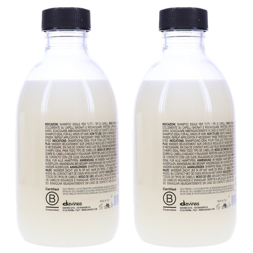 Davines OI Shampoo 9.47 oz Pack for Shiny, Voluminous Hair