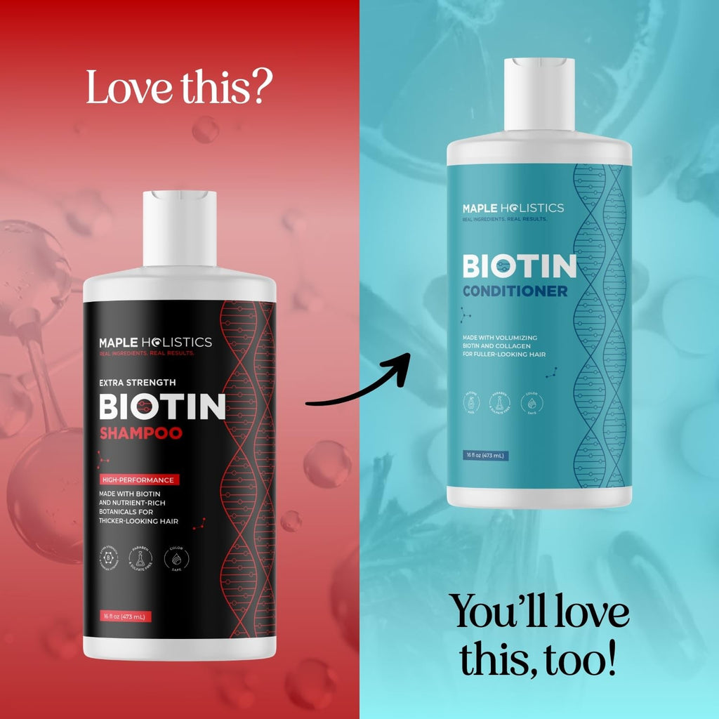 Biotin Shampoo for Thinning Hair - Extra Strength 16 Fl Oz