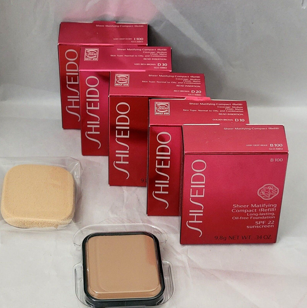 Matifying Compact Foundation Refill - Long-Lasting Oil-Free Makeup