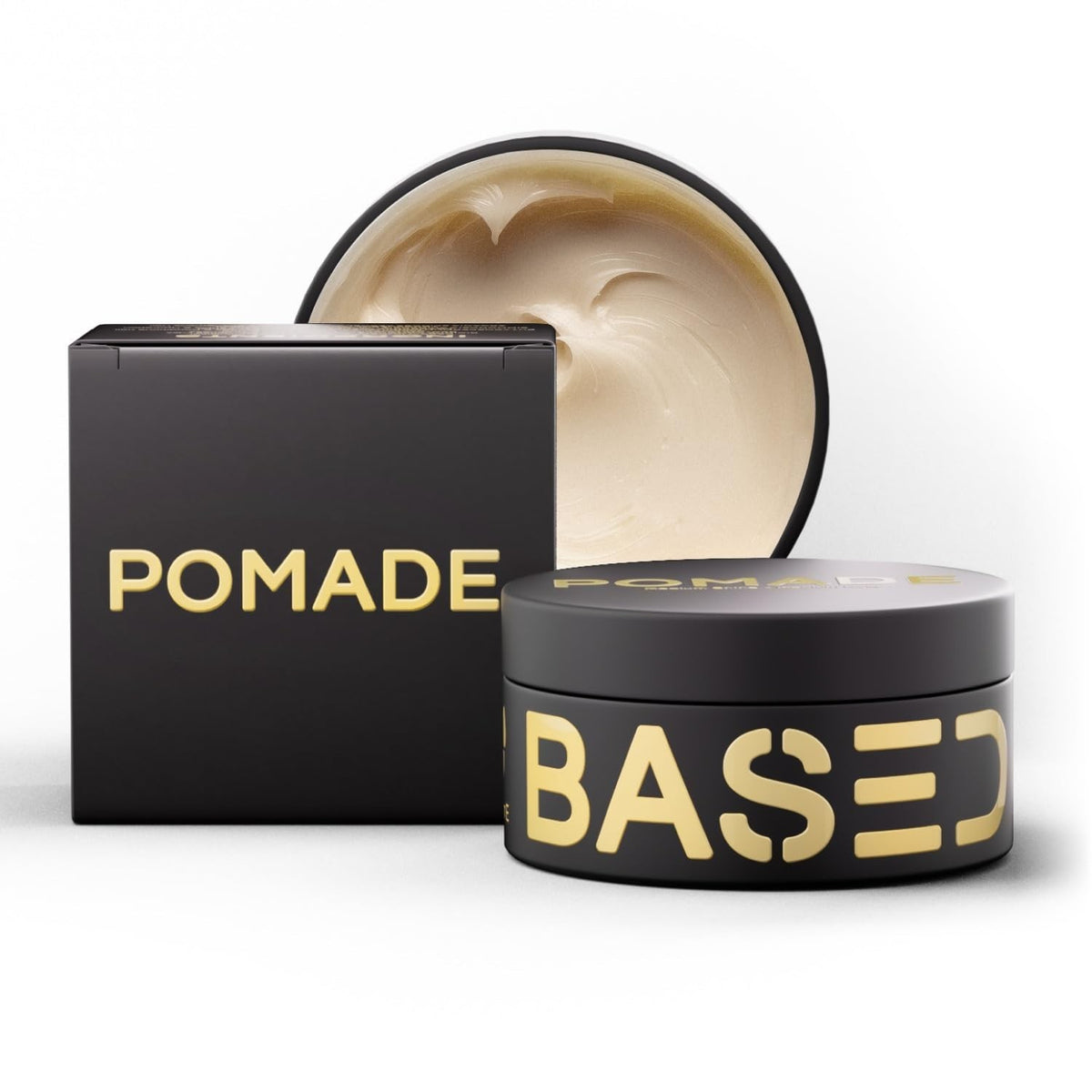 Medium Hold Hair Pomade for Men with Natural Shine & Nourishing Ingredients