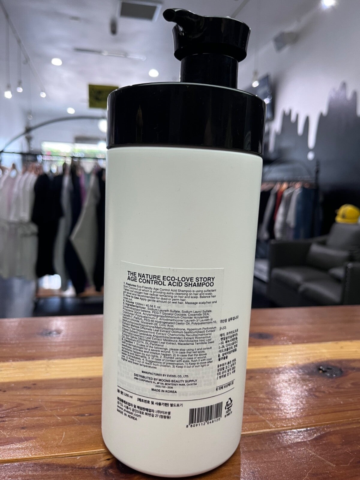 Eco-Friendly Collagen Hair Shampoo 1200ml with Pumps - Age Control & Sulfate-Free