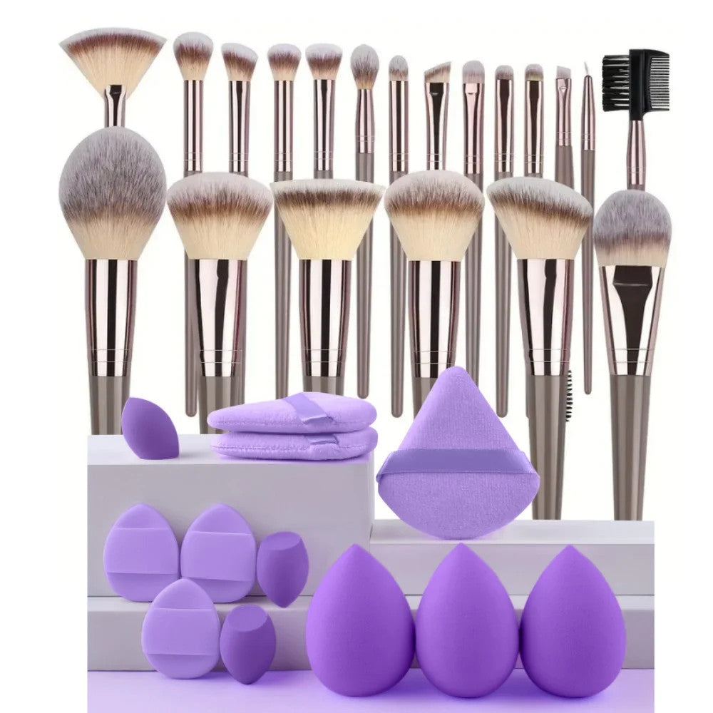 Makeup Brush Set 3-20Pcs Soft Fluffy Face Eye Cosmetic Tools Hypoallergenic