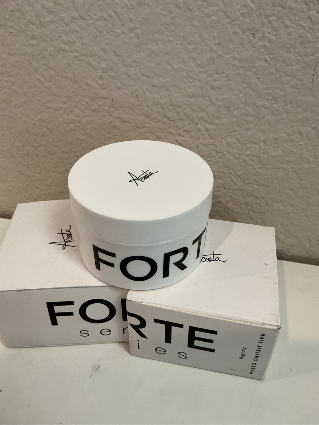 Men's Hair Styling Cream Volumizing 3oz - Forte Series 3-Pack