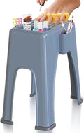 Extra Tall Shower Foot Rest with Pockets - Non-Slip Support for Shaving & Relaxation