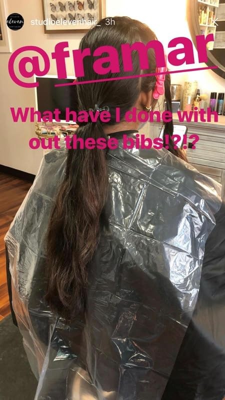 Disposable Hair Cutting Capes for Salons - Protective Client Bibs, Eco-Friendly Pack of 50