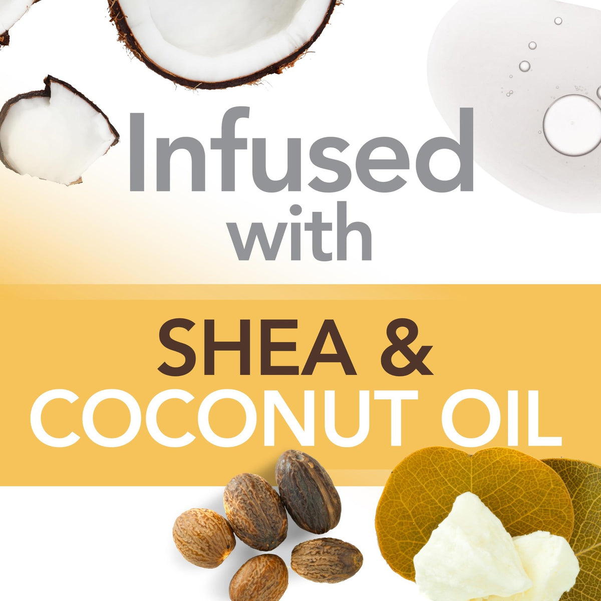 Deep Moisture Hair Mask with Shea & Coconut Oil - 15oz Jar - Repairs Damage & Adds Shine