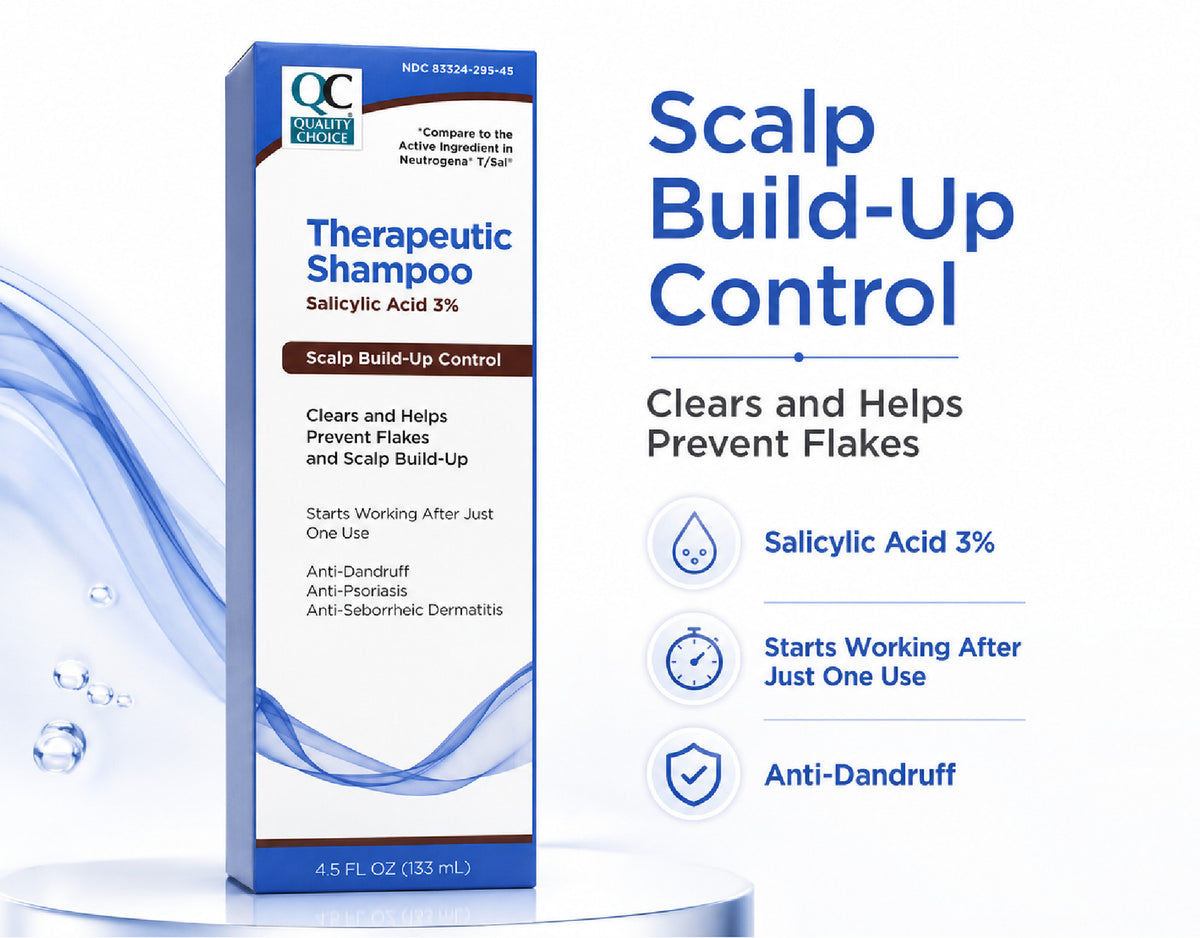 Therapeutic Dandruff Shampoo 4.5 oz Unisex Relief 5 Pack