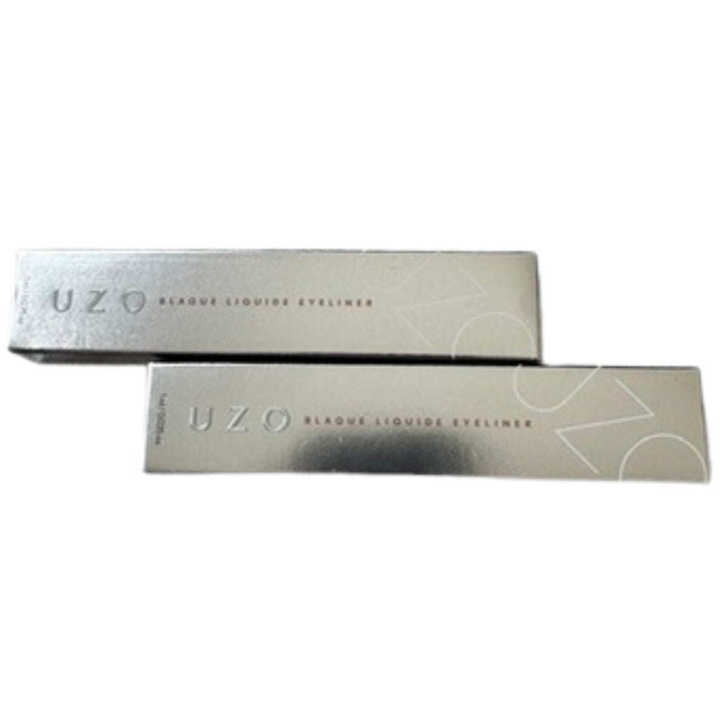 UZO Blaque Liquid Eyeliner Waterproof Satin Black 0.35 oz x2
