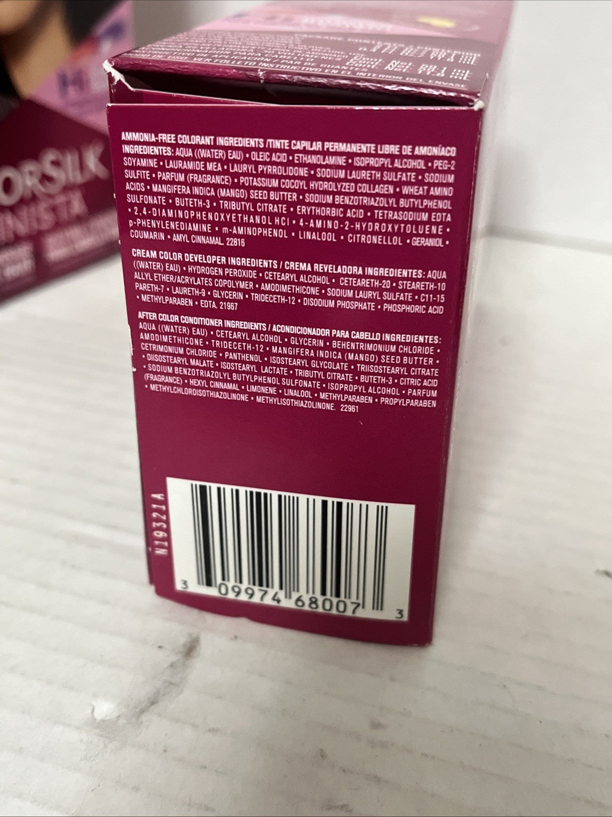 Revlon Colorsilk Luminista Hair Color #107 Violet Black - Pack of 3
