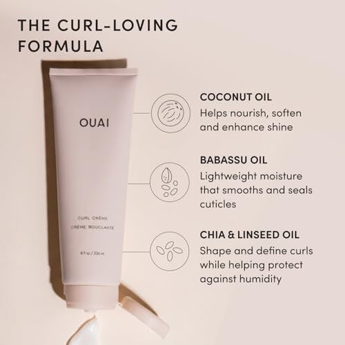 Hydrating Curl Cream for Frizz Control & Definition - 8 Oz