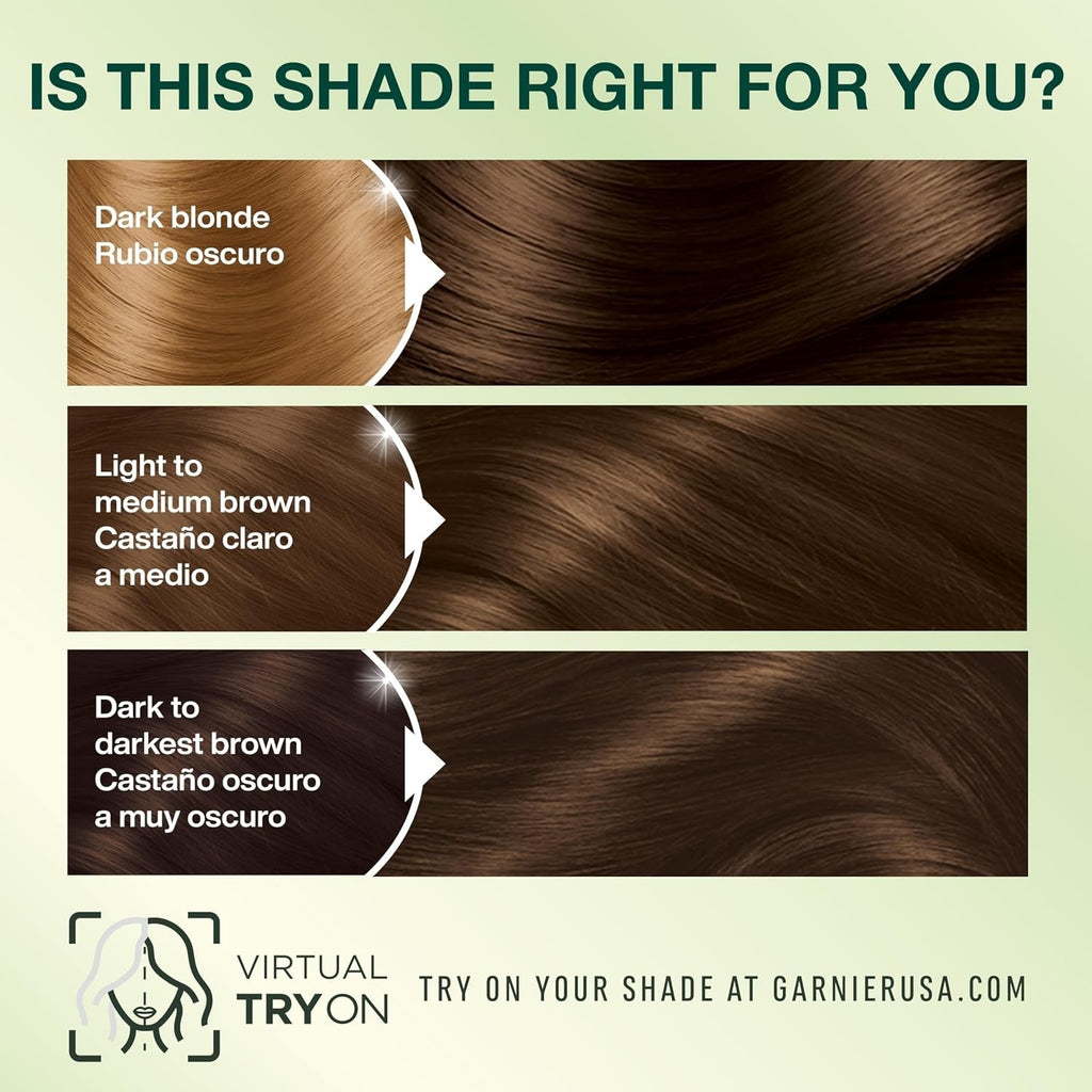 Garnier Nutrisse Ultra Creme Hair Color 50 Truffle Brown 2-Pack - Permanent, Nourishing, Gray Coverage