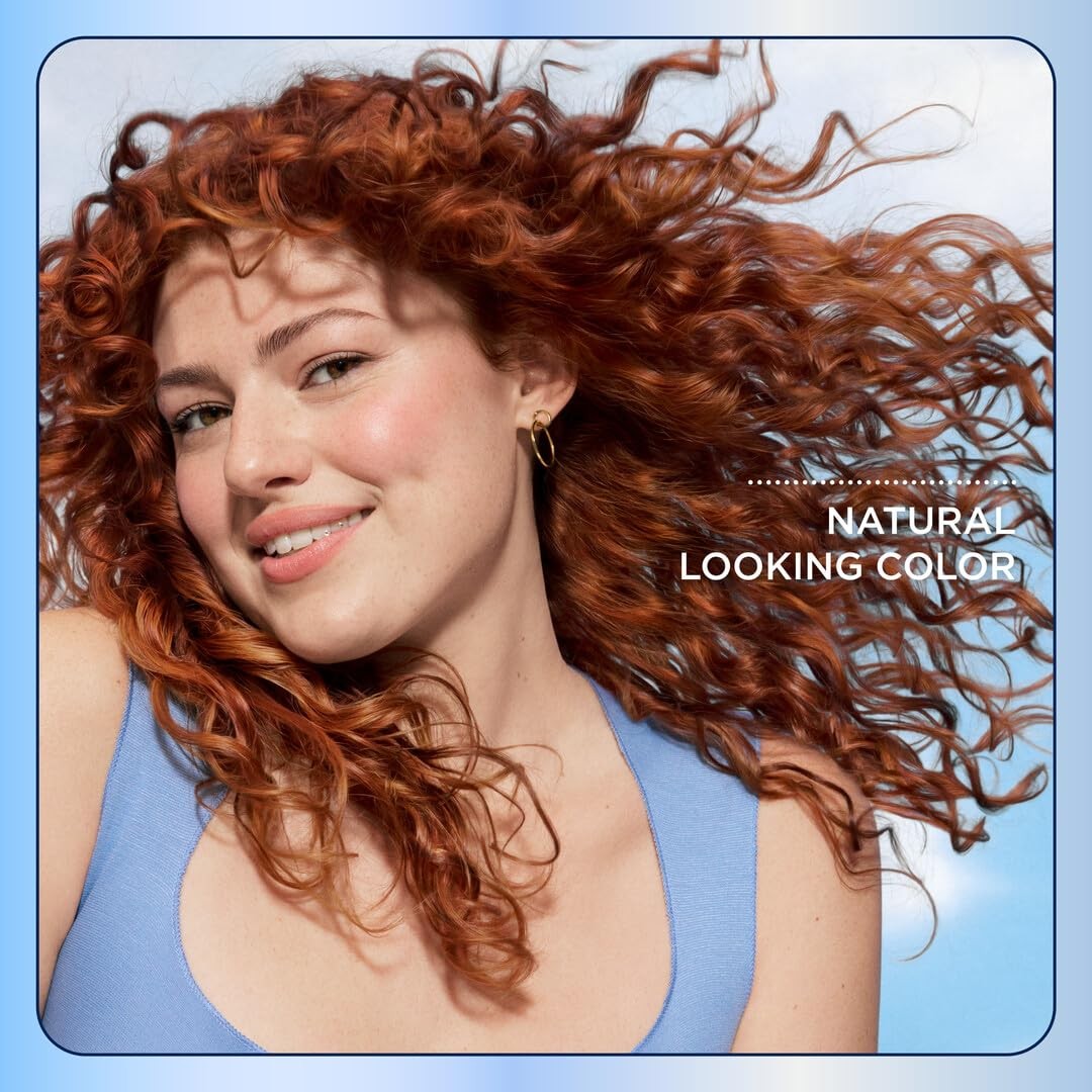 Light Auburn Permanent Hair Dye - Natural Look, Gray Coverage, 6R