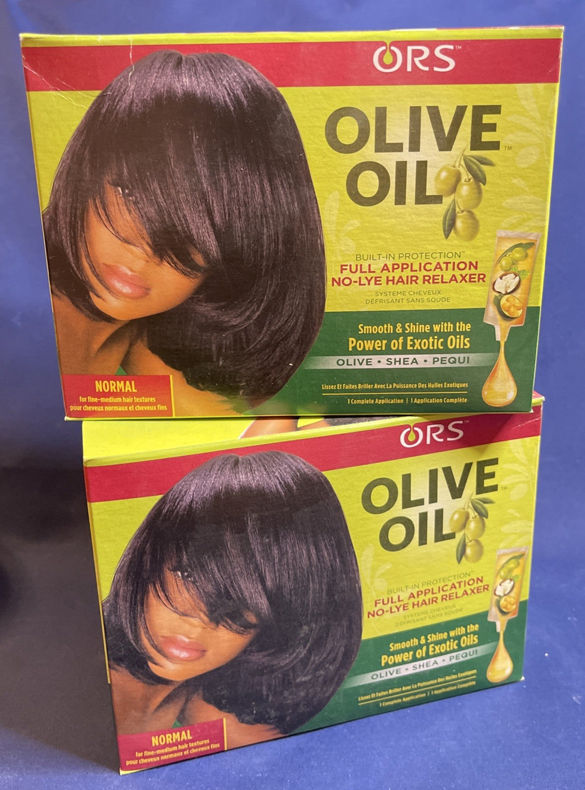 No Lye Hair Relaxer Set - Normal Strength for Hair Straightening