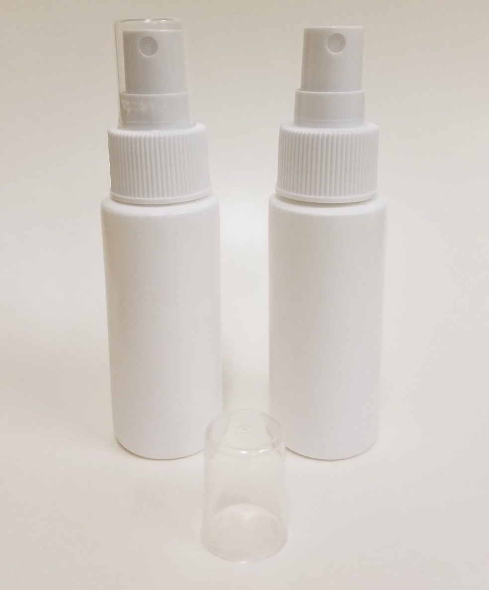 12 Pack 2oz Plastic Spray Bottles with Fine Mist Sprayers