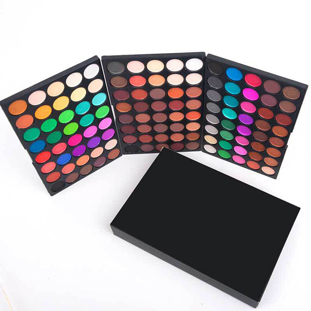 120-Color Eyeshadow Palette with Matte & Shimmer Shades for Professional & Casual Makeup