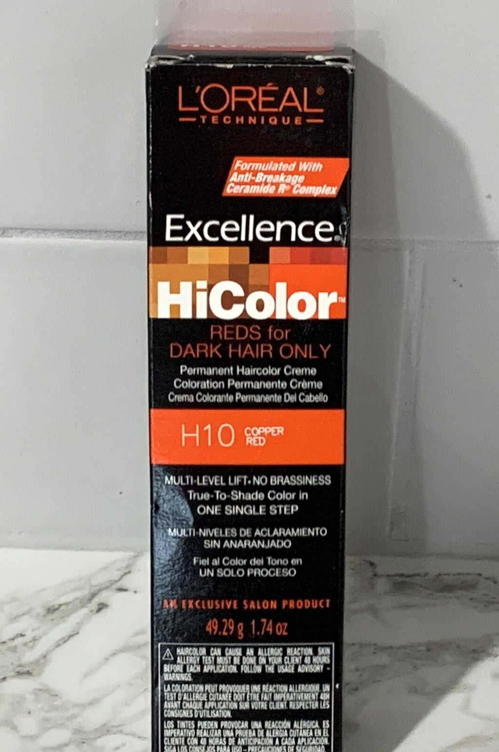 L'Oréal Excellence Permanent Hair Color H10 Copper Red - 1.74oz