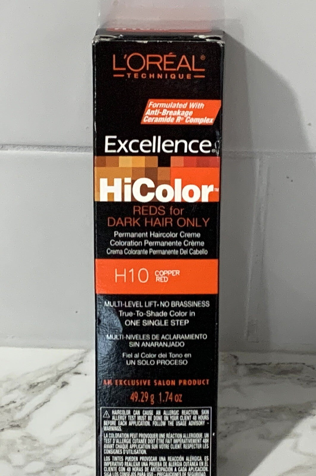 L'Oréal Excellence Permanent Hair Color H10 Copper Red - 1.74oz
