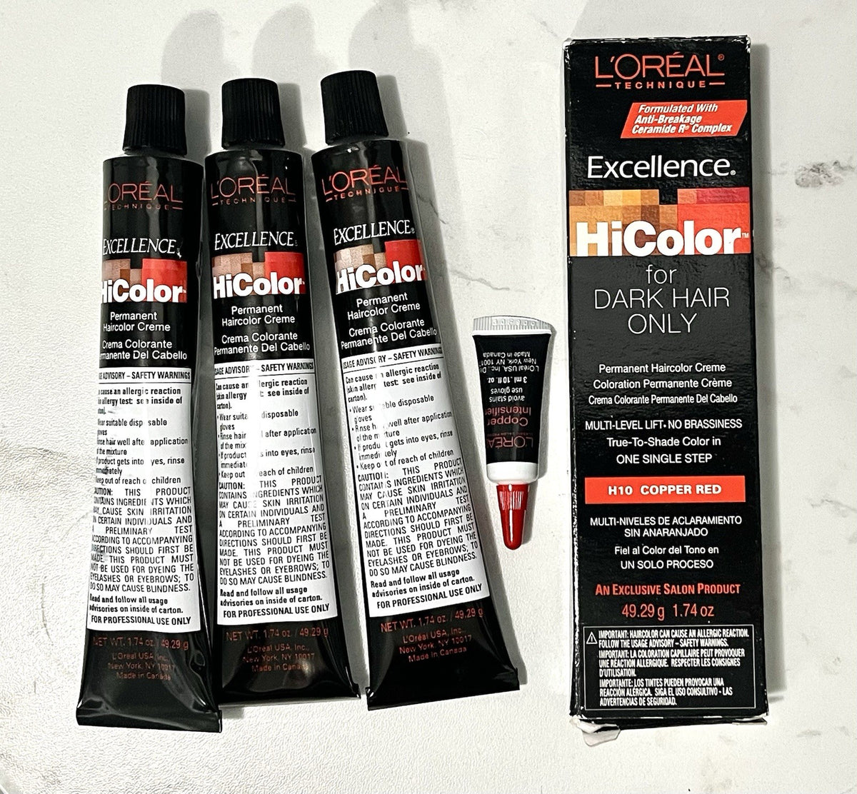 L'Oréal Excellence Permanent Hair Color H10 Copper Red - 1.74oz