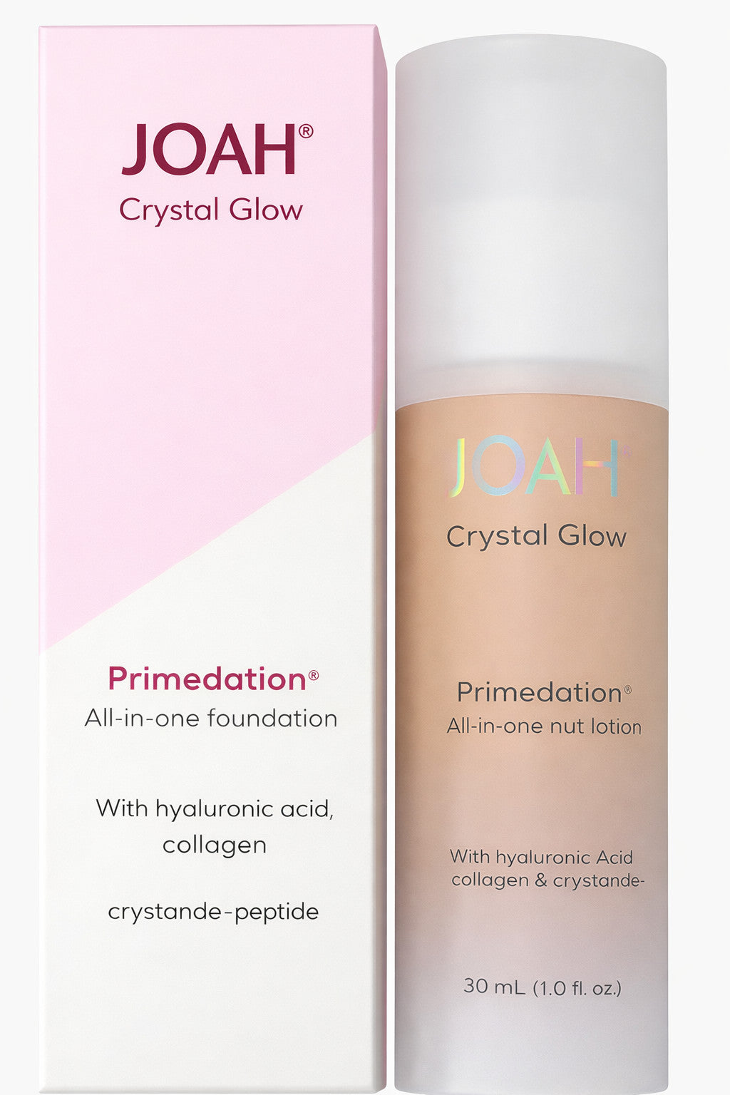 All-in-One Foundation with Crystal Glow - Primedation FC050, 1.01 Oz