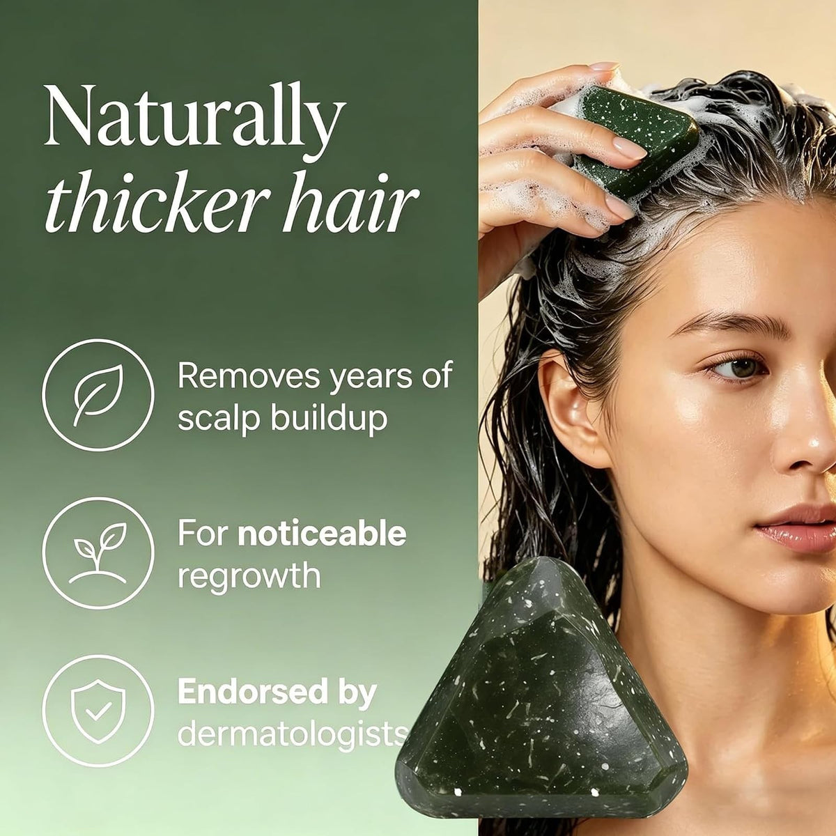Korean Scalp Revival Bar Rosemary & Amino Acids for Hair Loss & Hydration