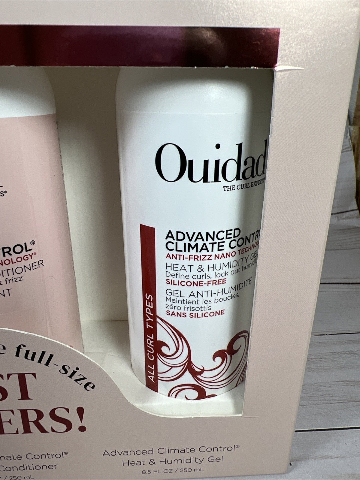 Frizz Control Shampoo Conditioner & Gel Set - 8.5oz Each