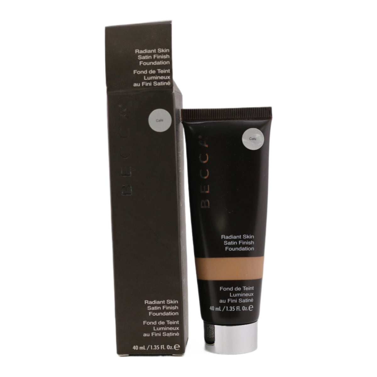 Becca Radiant Skin Satin Finish Foundation Café 1.35 oz – Medium