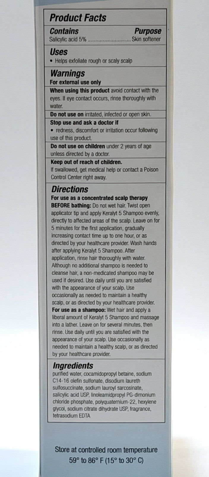 Salicylic Acid Exfoliating Scalp Shampoo - 5% BHA for Dandruff & Flaky Skin, 6 oz