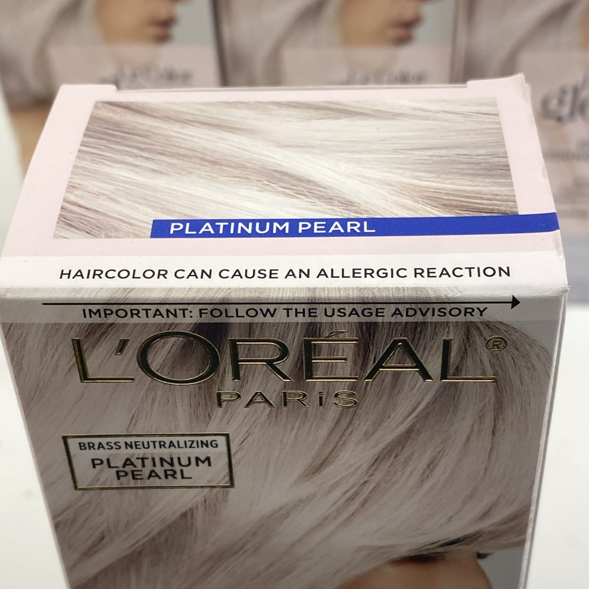 Lot of 4 L'Oréal Le Color Gloss Platinum Pearl Hair Toning Kits