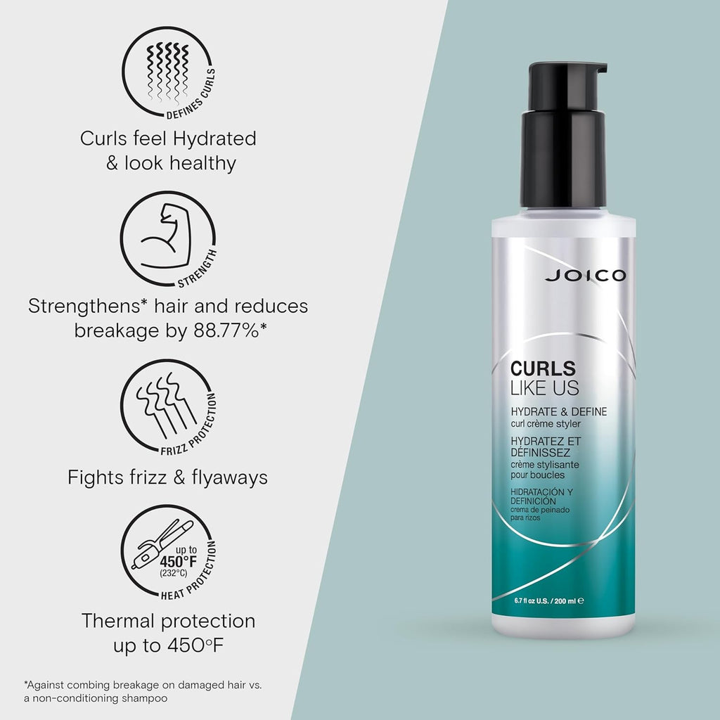 Curl Styling Cream for Hydrated, Defined Curls - 6.7 oz