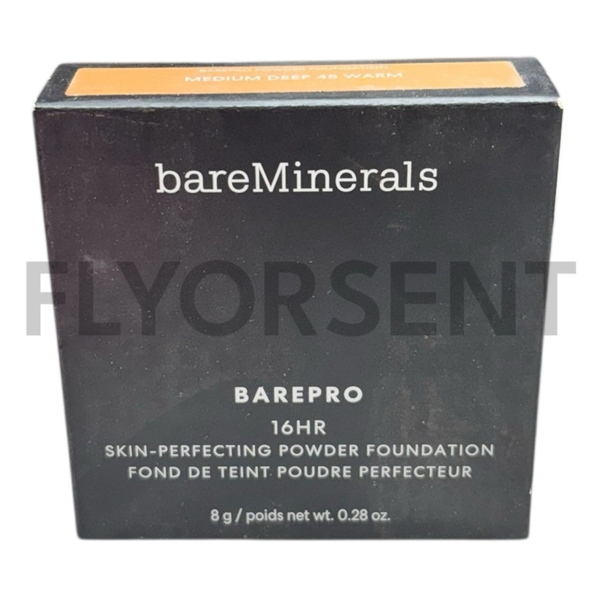 BareMinerals Powder Foundation 16HR Skin-Perfecting Medium Deep 45 Warm