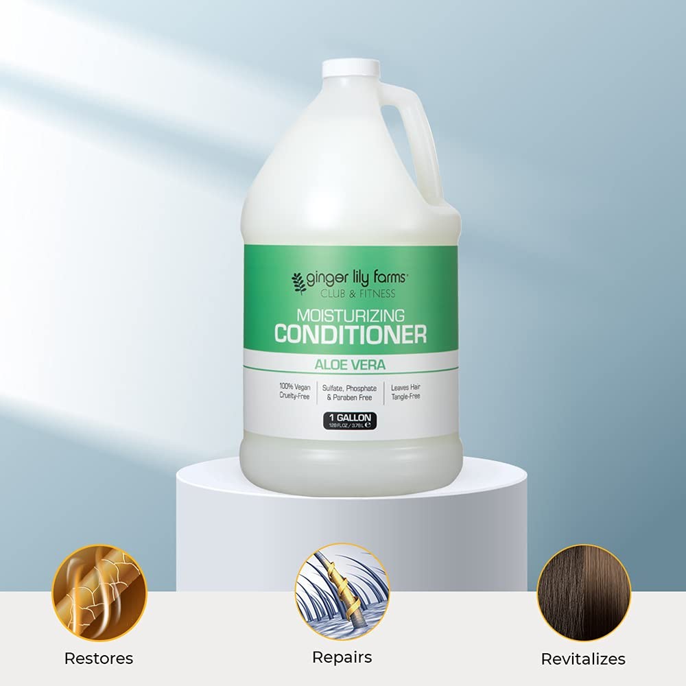 Moisturizing Hair Conditioner for Dry Hair 1 Gallon - Aloe Vera, Vegan & Cruelty-Free