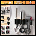 Wall Mount Hair Tool Organizer for Hair Dryers & Curling Irons