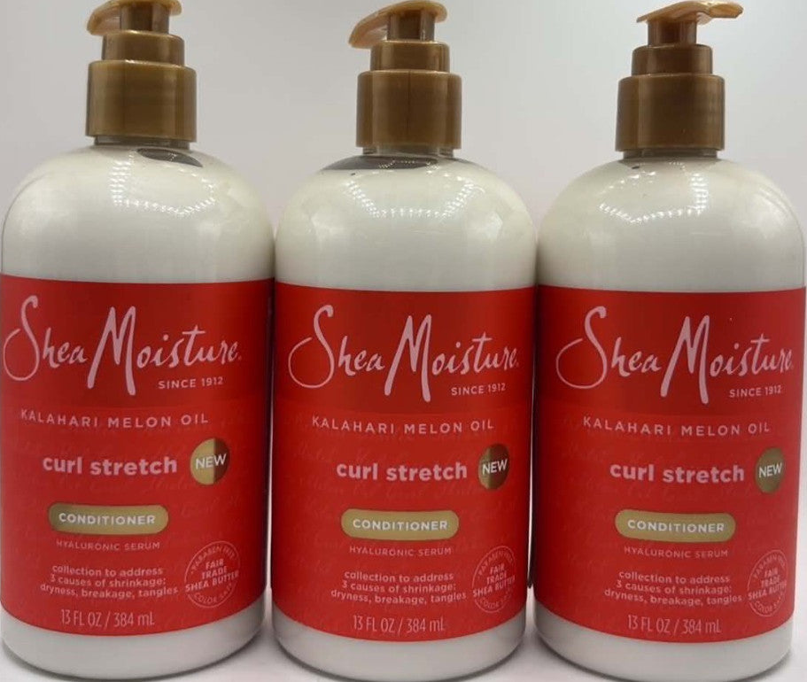 Shea Moisture Kalahari Melon Oil Curl Stretch Conditioner 3 Pack - 13 FL Oz Each
