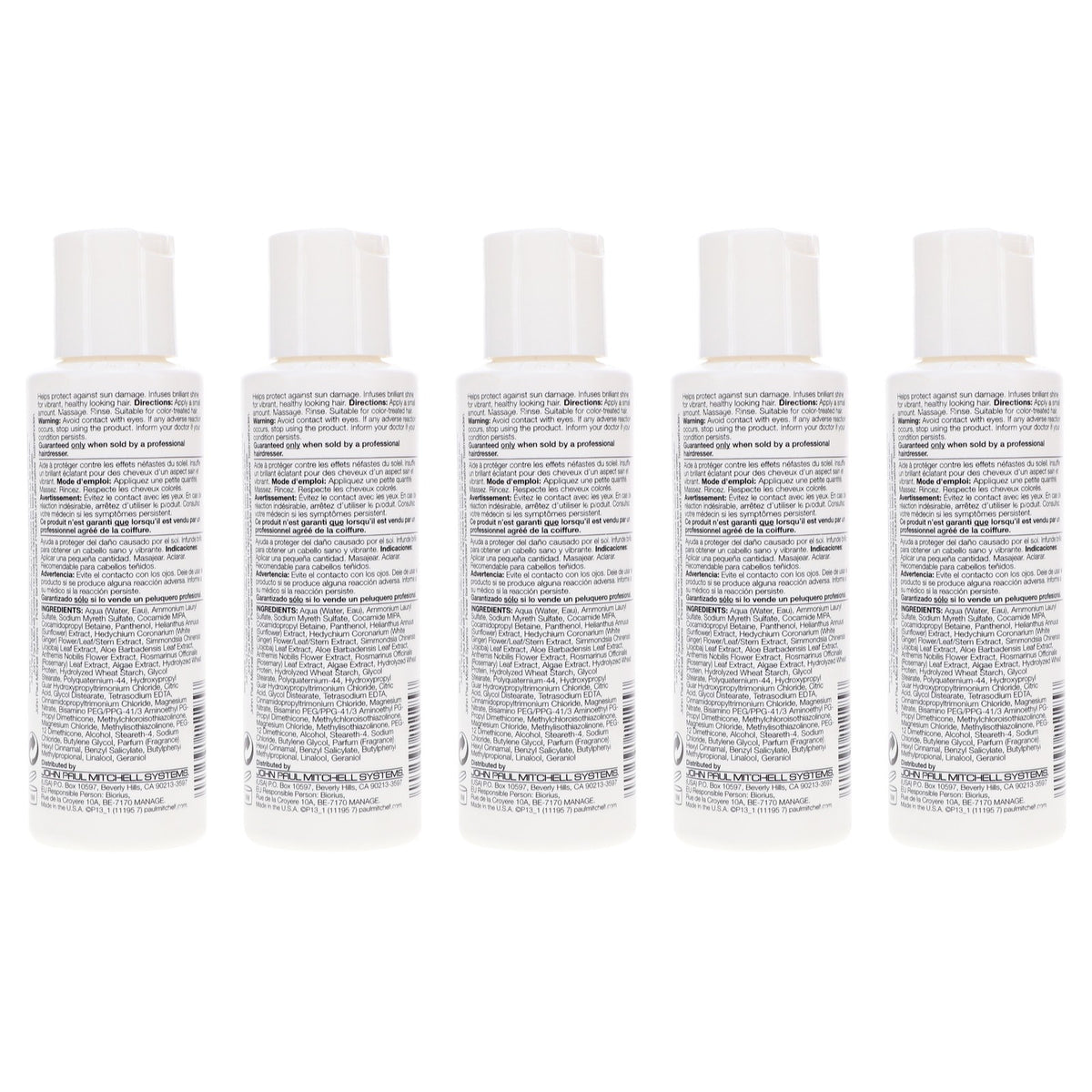 Paul Mitchell Color Protect Daily Shampoo 3.4 oz 5 Pack - Sulfate & Paraben-Free