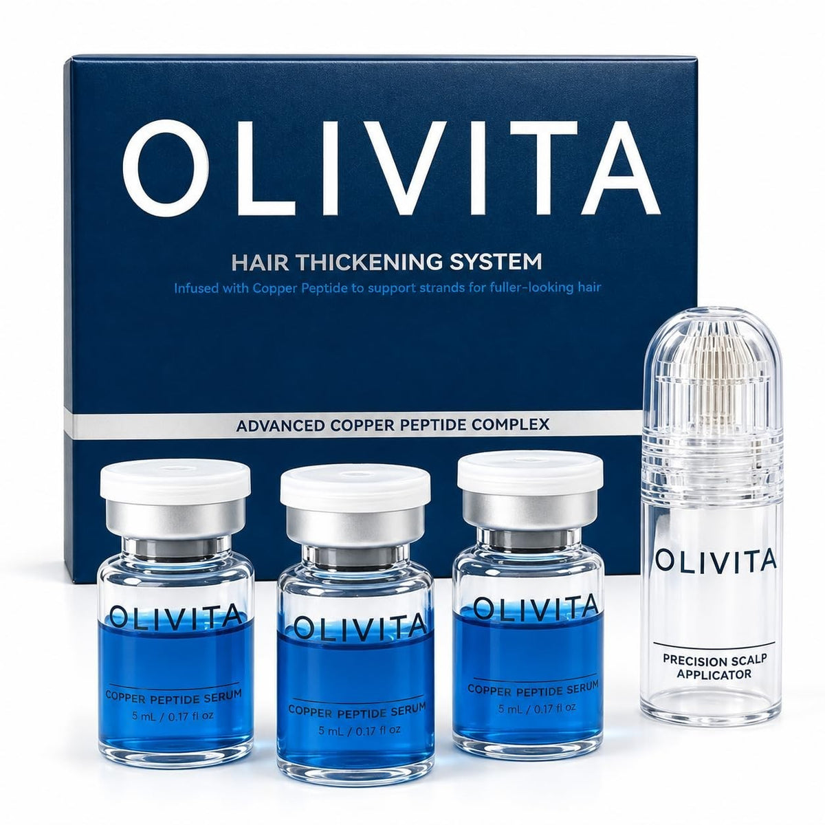 Hair Thickening System with Copper Peptide & Caffeine - 1 Month Treatment