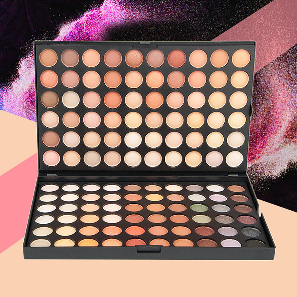 120-Color Eyeshadow Palette with Matte & Shimmer Shades for Professional & Casual Makeup