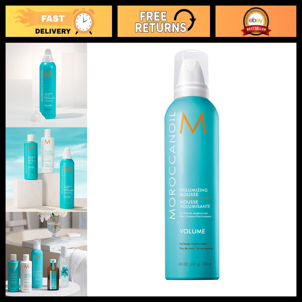 Volumizing Hair Mousse - Lightweight Long-Lasting Hold 8.5 Fl Oz