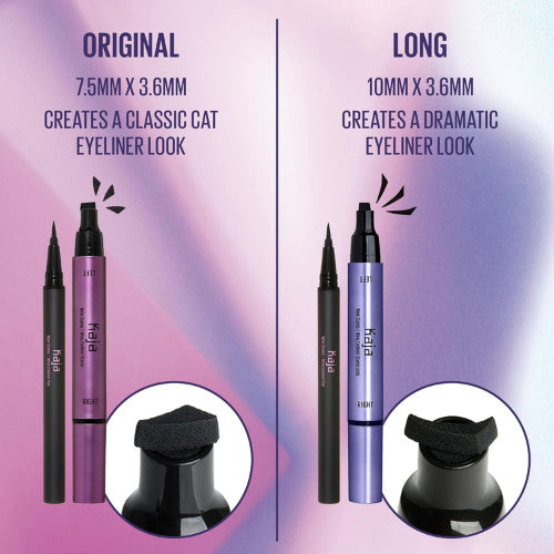 Waterproof Winged Eyeliner Pen with Stamp for Flawless Cat Eye Looks