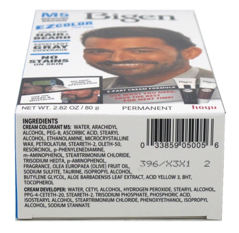 (2 Pack) Men's Hair Color Kit - Medium Brown No Mixing Gray Coverage