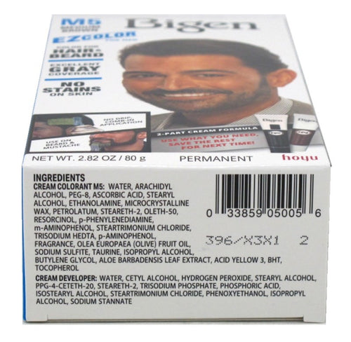 (2 Pack) Men's Hair Color Kit - Medium Brown No Mixing Gray Coverage